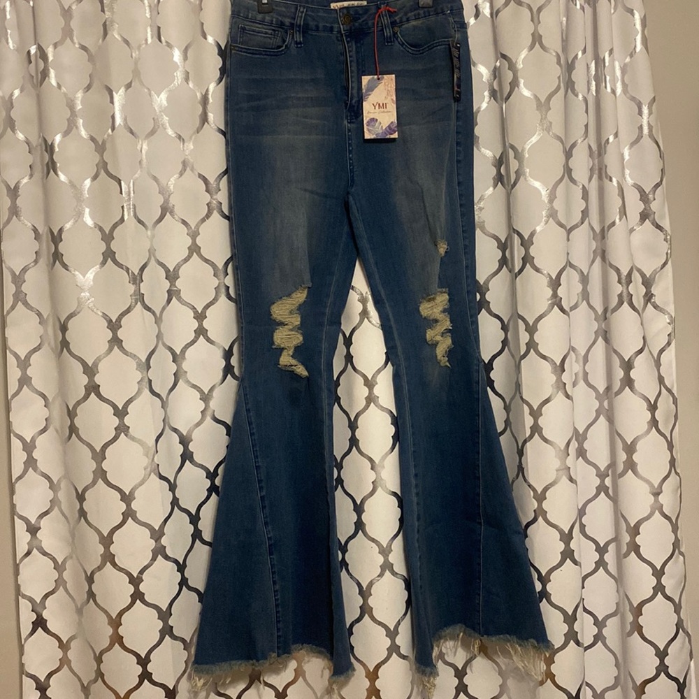 YMI High Waisted Super Flare Jeans